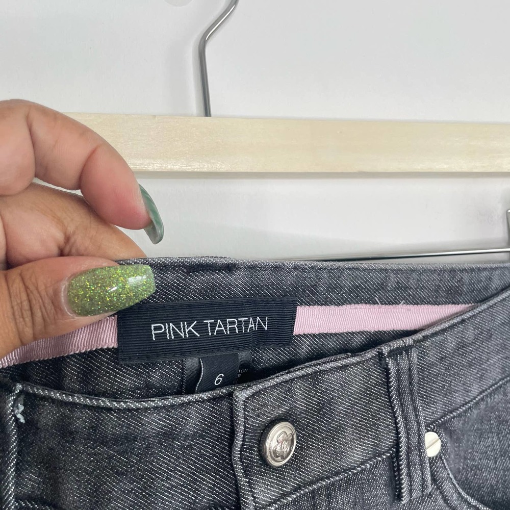 PINK TARTAN | Straight Leg Jeans | 6 - Picture 3 of 3